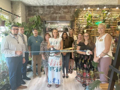 Ribbon-cutting at The Other Side Plant Shop’s new location in IM